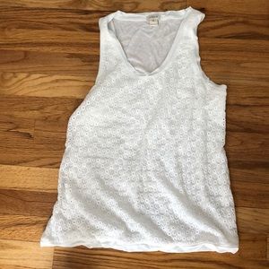 Jcrew Eyelet Tank top